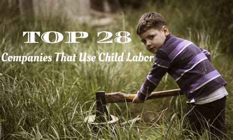 does chanel use child labor|15 Companies that Still Use Child Labor .